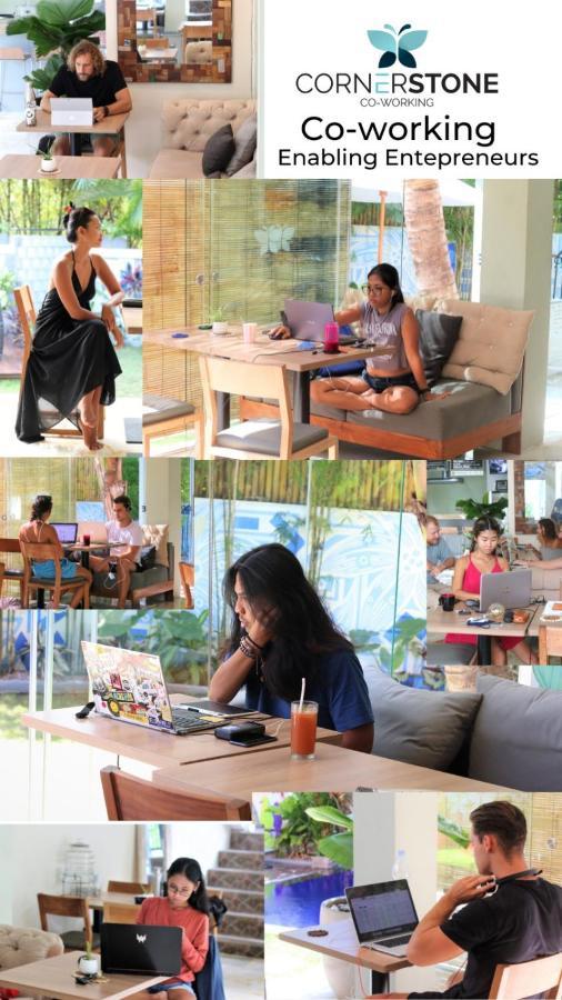Cornerstone Bali Coworking Hostel Canggu  Exterior photo